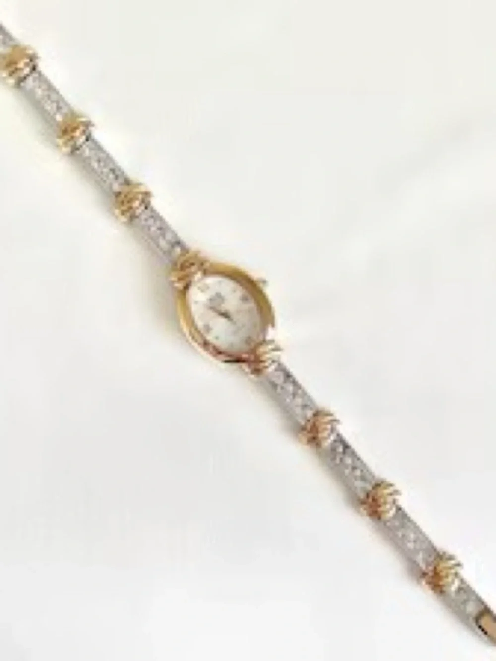 Gold & Silver Women's Bracelet Watch - Elegant Two-Tone Design